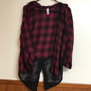 Button up pull over.